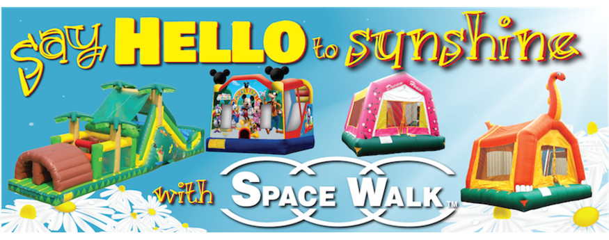 Space Walk of Tri-Cities, Tennessee has inflatables, bounce houses, and jump houses; located in Johnson City, Tennessee